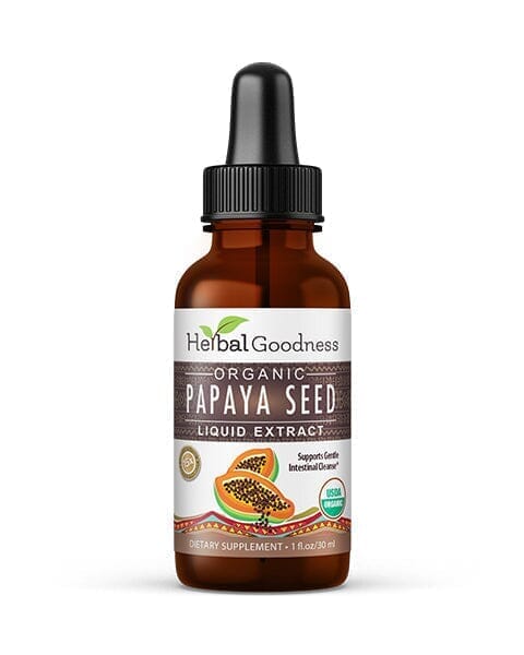 Papaya Seed - Organic 1oz 15X Liquid Extract - Colon & Gut Cleanse Liquid Extract Herbal Goodness Unit 