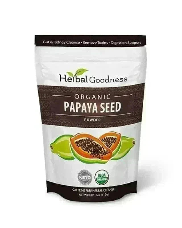 Papaya Seed Powder - Organic 4oz Powder Herbal Goodness Unit 