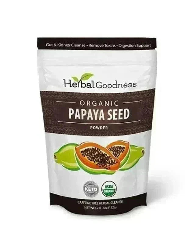 Papaya Seed Powder - Organic 4oz Powder Herbal Goodness Unit 