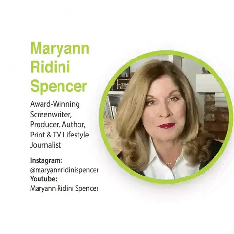 Professional headshot profile image with green circular border and accompanying biographical text.