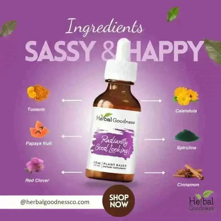 Radiantly Good Looking - 2fl.oz - Skin &amp; Anti-Aging Liquid Extract Herbal Goodness 