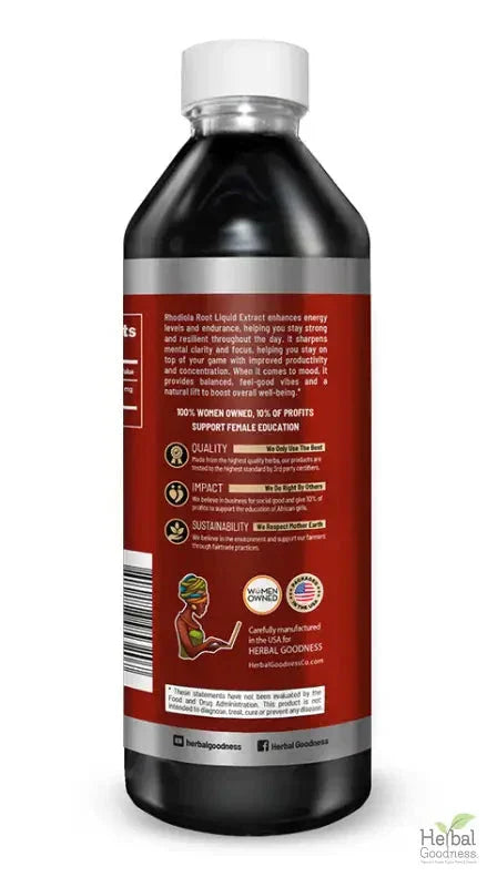 Rhodiola Root Liquid Extract Herbal Goodness 