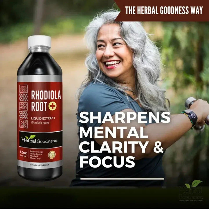 Rhodiola Root Liquid Extract Herbal Goodness 