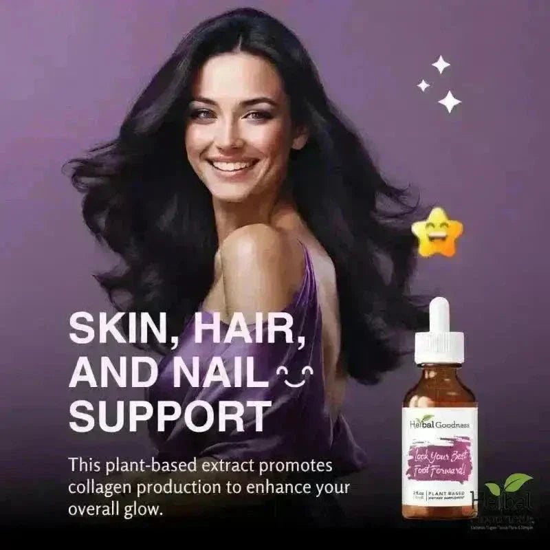 Look Your Best Foot Forward - 2fl.oz - Hair, Skin & Nails Liquid Extract Herbal Goodness 