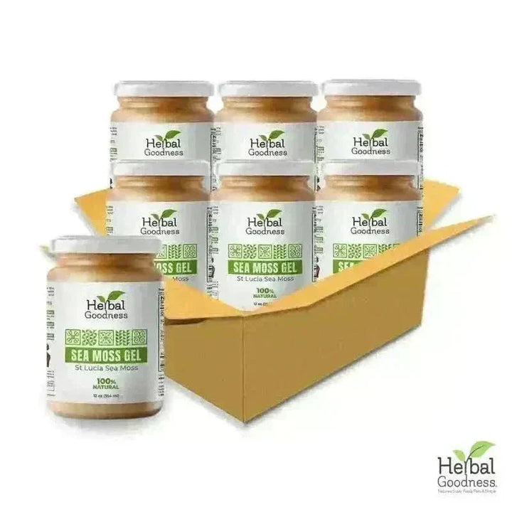Sea Moss Gel 16 oz – Nutrient-Rich Superfood - IN-STORE PICK UP ONLY Gels Herbal Goodness Case (6) (In Store) Gold 
