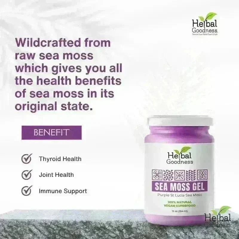 Sea Moss Gel 16 oz – Nutrient-Rich Superfood - IN-STORE PICK UP ONLY Gels Herbal Goodness 