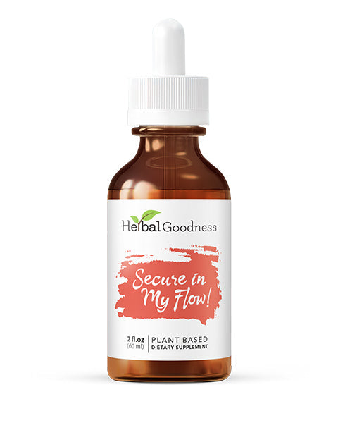 Secure in my Flow 2fl.oz-Comfortable Menstrual Cycle - Herbal Goodness Buy Liquid Extract