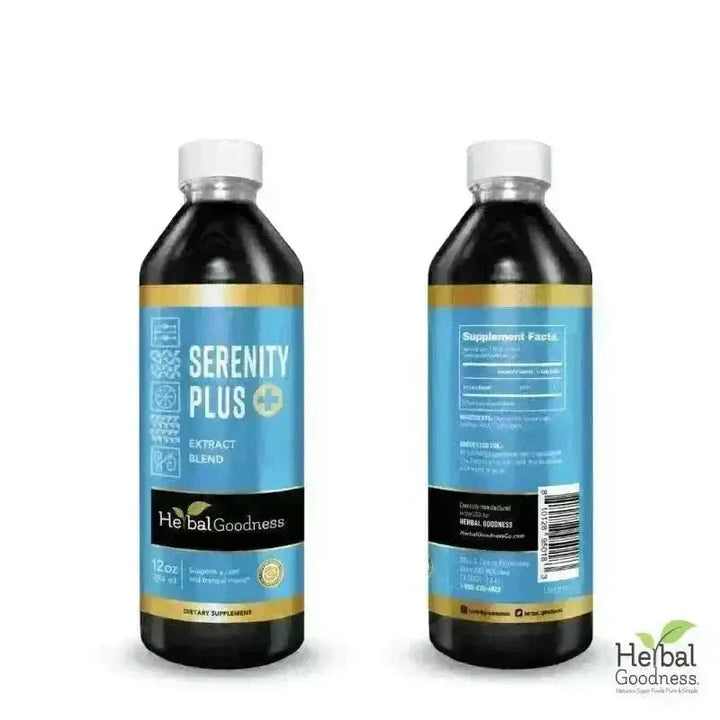 Serenity Plus - 1oz 15X Liquid Extract - Mood Support Liquid Extract Herbal Goodness 