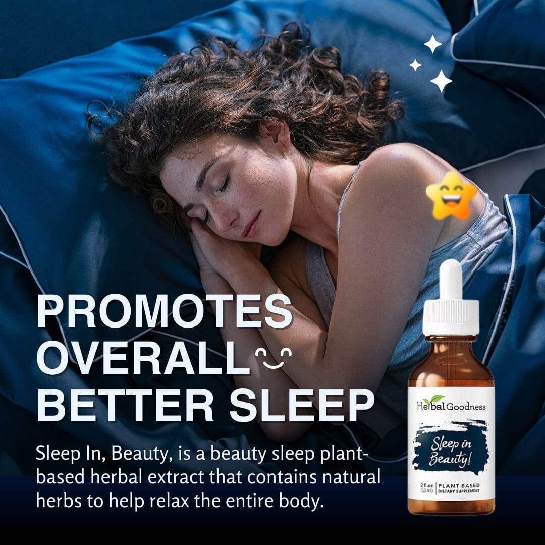 Sleep in Beauty - 2fl.oz - Plant Based - Dietary Supplement, Better Sleep Quality - Herbal Goodness - Herbal Goodness