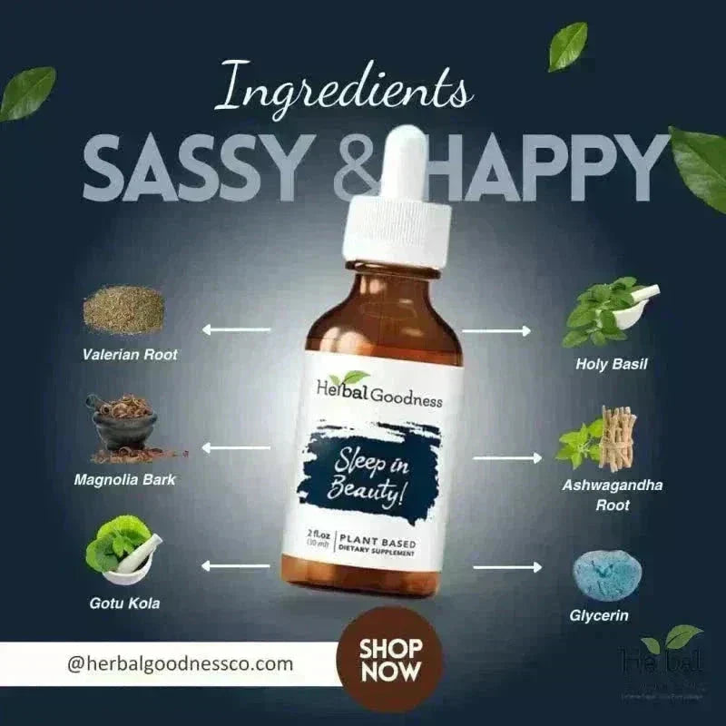 Sleep in Beauty - 2fl.oz - Sleep & Relaxation Liquid Extract Herbal Goodness 