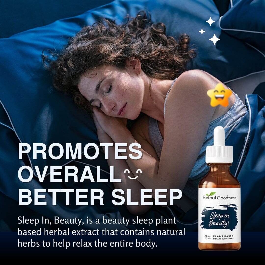 Sleep in Beauty - 2fl.oz - Plant Based - Dietary Supplement, Better Sleep Quality - Herbal Goodness Plant Based - Dietary Supplement Herbal Goodness 