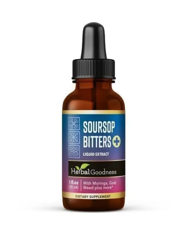 Soursop Bitters - 15X Liquid Extract - Detox &amp; Cell Renew Liquid Extract Herbal Goodness 1 oz 