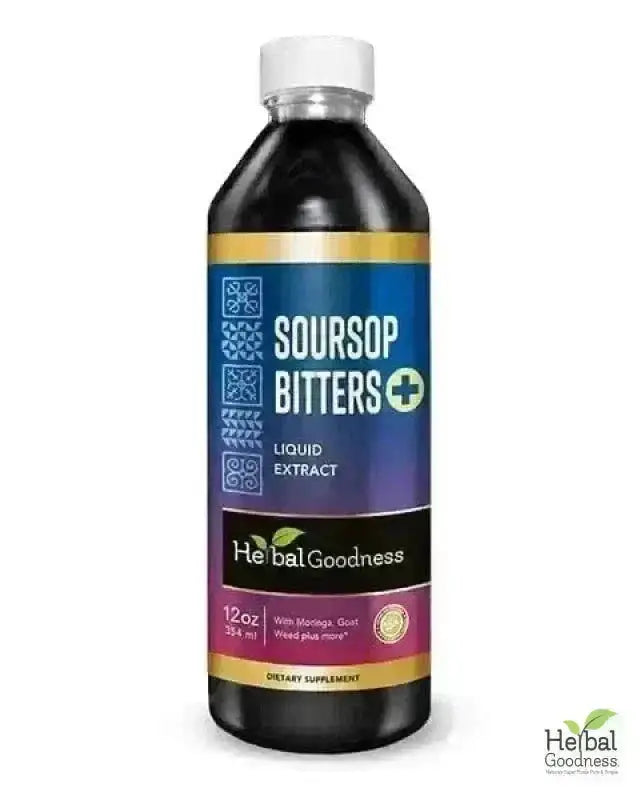 Soursop Bitters - 15X Liquid Extract - Detox &amp; Cell Renew Liquid Extract Herbal Goodness 12 oz 