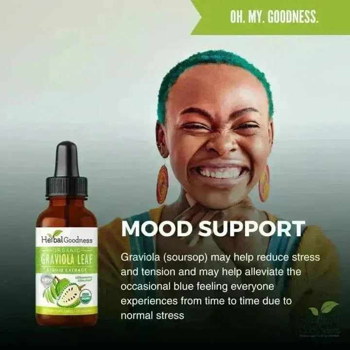 Soursop Leaf Graviola Extract - Organic Liquid Liquid Extract Herbal Goodness 