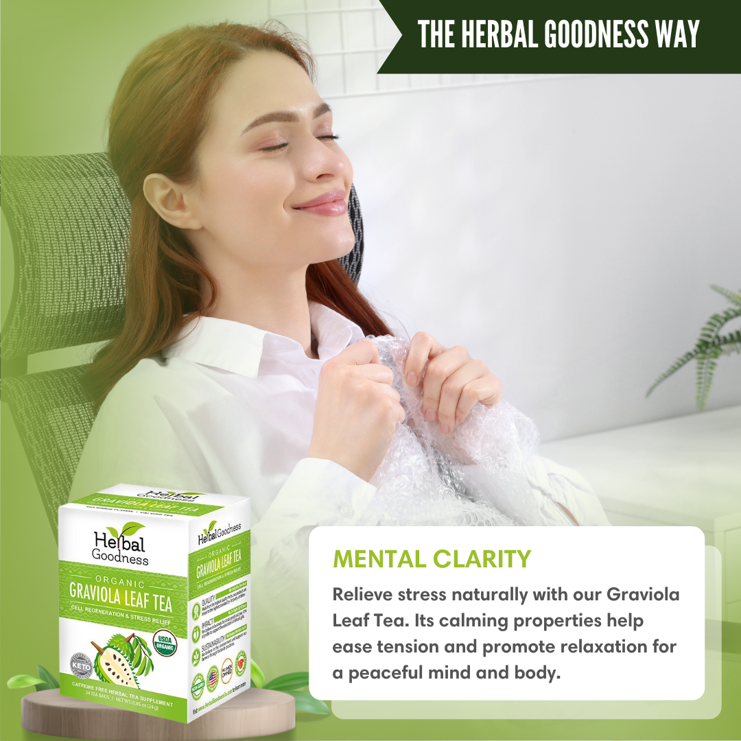 Graviola Leaf Tea - Organic 24/2g - Cell Immunity - Herbal Goodness Buy Tea & Infusions