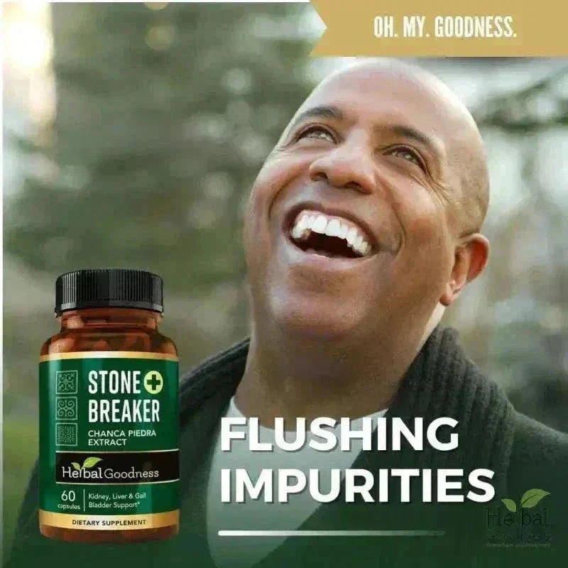 Stone Breaker Plus | Chanca Piedra Extract Capsules - 60/600mg Capsules Herbal Goodness 