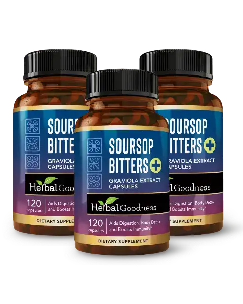Soursop Bitters Graviola Capsules · 3-Pack