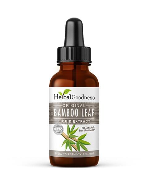 Bamboo Leaf Extract- Liquid - Bone, Hair, Skin & Nails - Herbal Goodness - Herbal Goodness