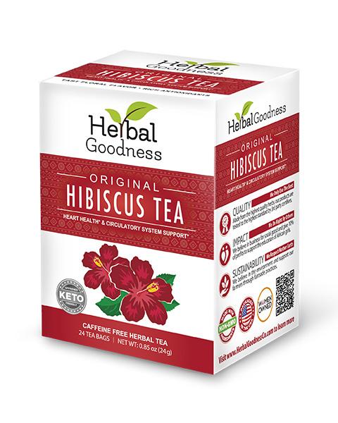 Hibiscus Tea - 24/2g - Herbal Goodness Tea & Infusions Herbal Goodness Unit 