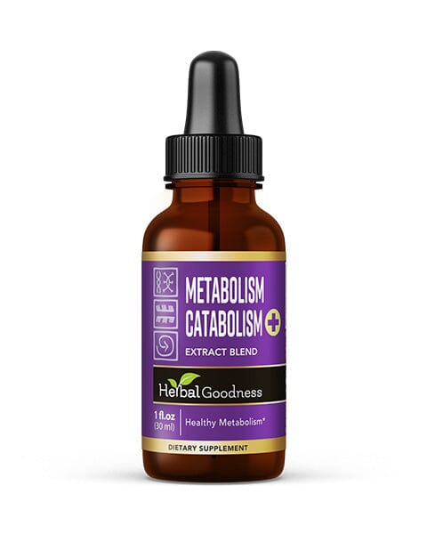 Metabolism and Catabolism Liquid Extract - Metabolism Boost, Repair, Vitality - Herbal Goodness Liquid Extract Herbal Goodness 1 oz 