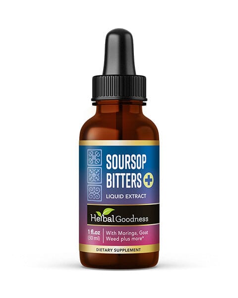 Soursop Bitters Liquid Extract - 15X Strength - Deep Body Cleanse and Detox - Herbal Goodness - Herbal Goodness